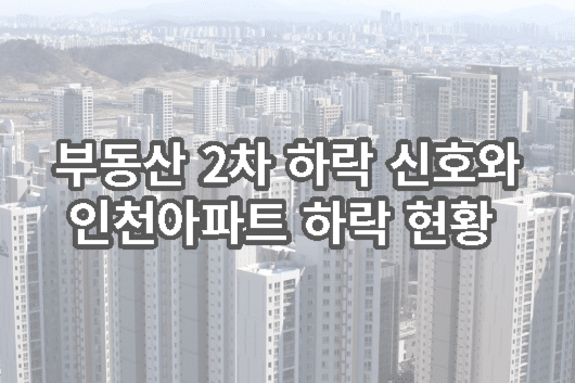 인천아파트 하락
